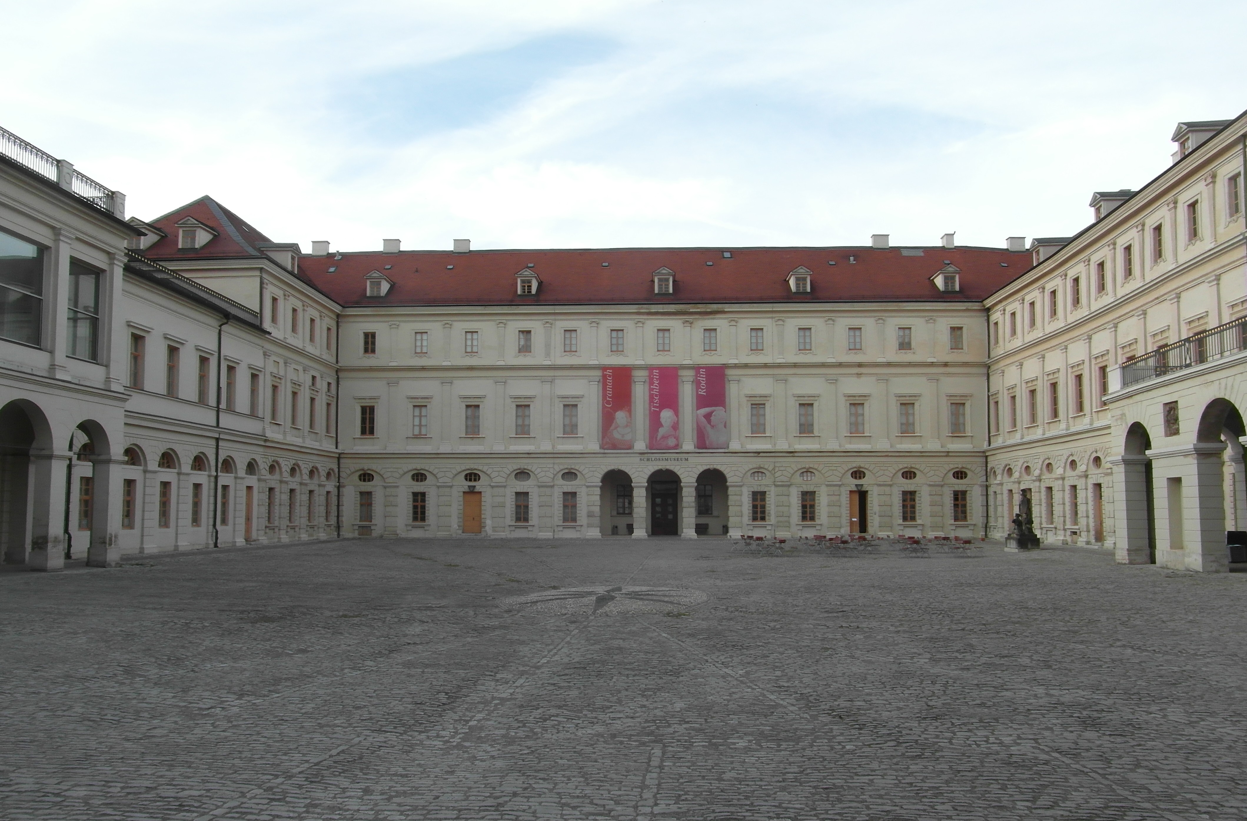 Schloss Weimar court from the south