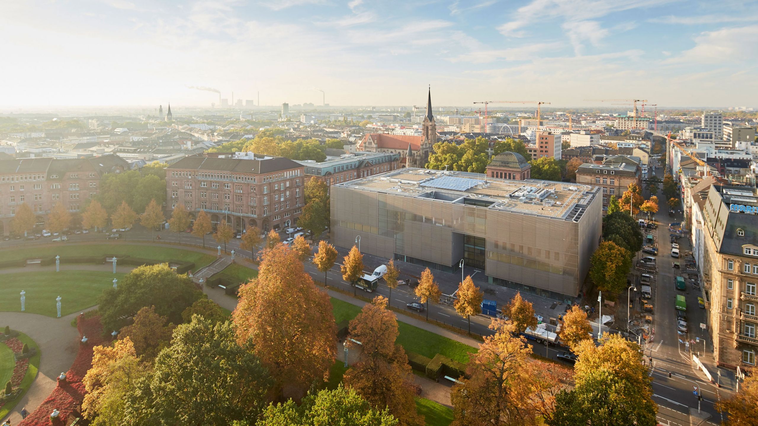 Kunsthalle Mannheim Luftaufnahme Lukac Diehl