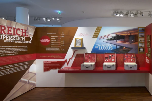 Ausstellungsteil "reich/superreich"