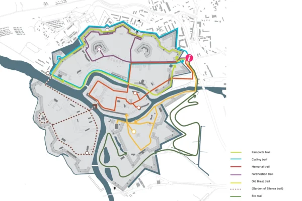 Konzept von bogner.knoll für die Festung Brest