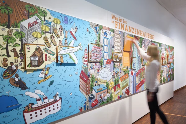 Marburg Erlebniswelt Vermögensplanung, "Was ist los in Finanzenhausen?"