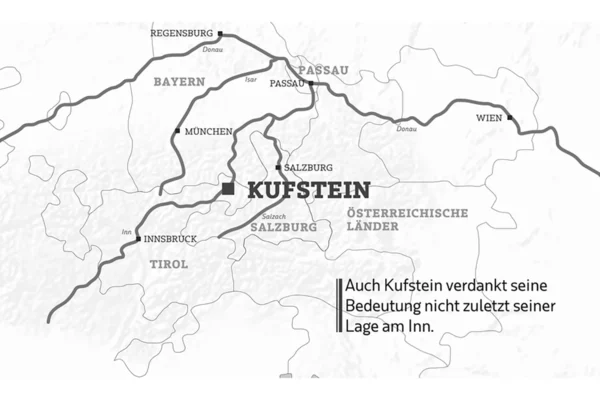 Landkarte Kufstein