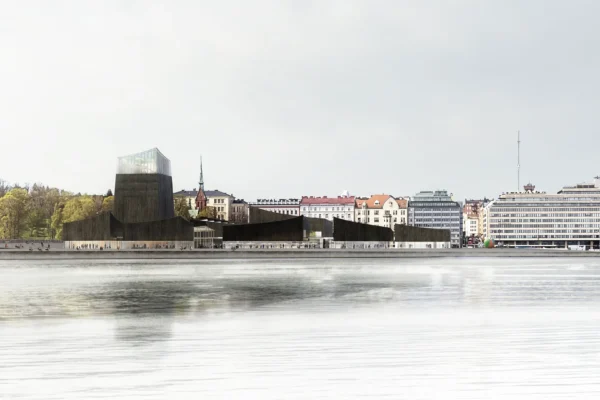Visualisierung des Guggenheim Museums im Stadtbild