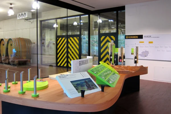 Ausstellungsraum Önologium Weingut Georgiberg