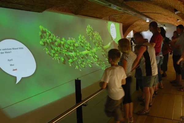 Medieninstallation mit Film im Regioneum