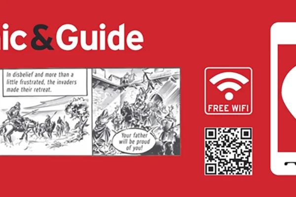 Comicguide mit QR-Code