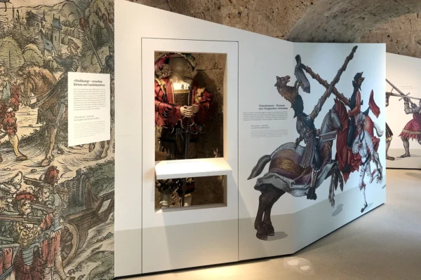 Artillerielaboratorium mit der Ausstellung
