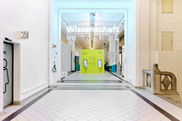 TMW Wissenschaft im Wandel, Eingangsbereich